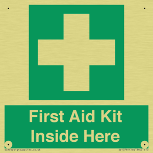 First Aid Kit Inside Here